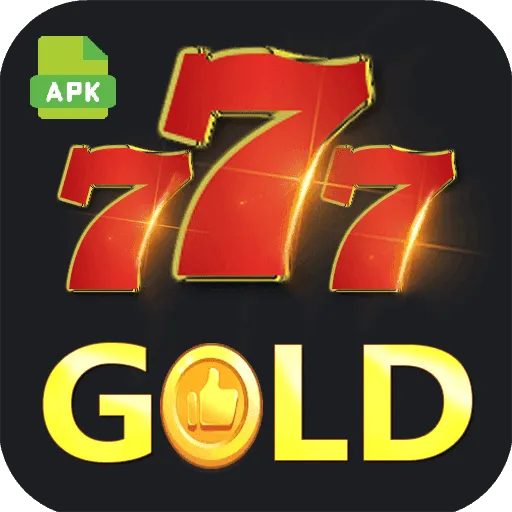 Imagem promovendo download do APK oficial 777gold para Android